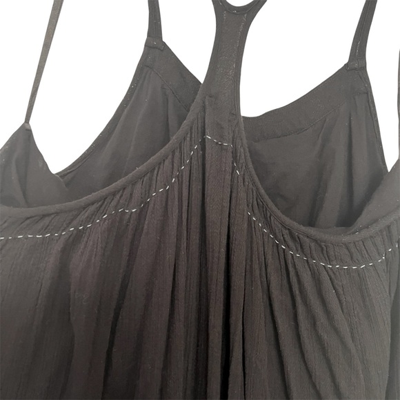 SALE! Free People Racerback Black Dress with beaded details - Picture 8 of 8